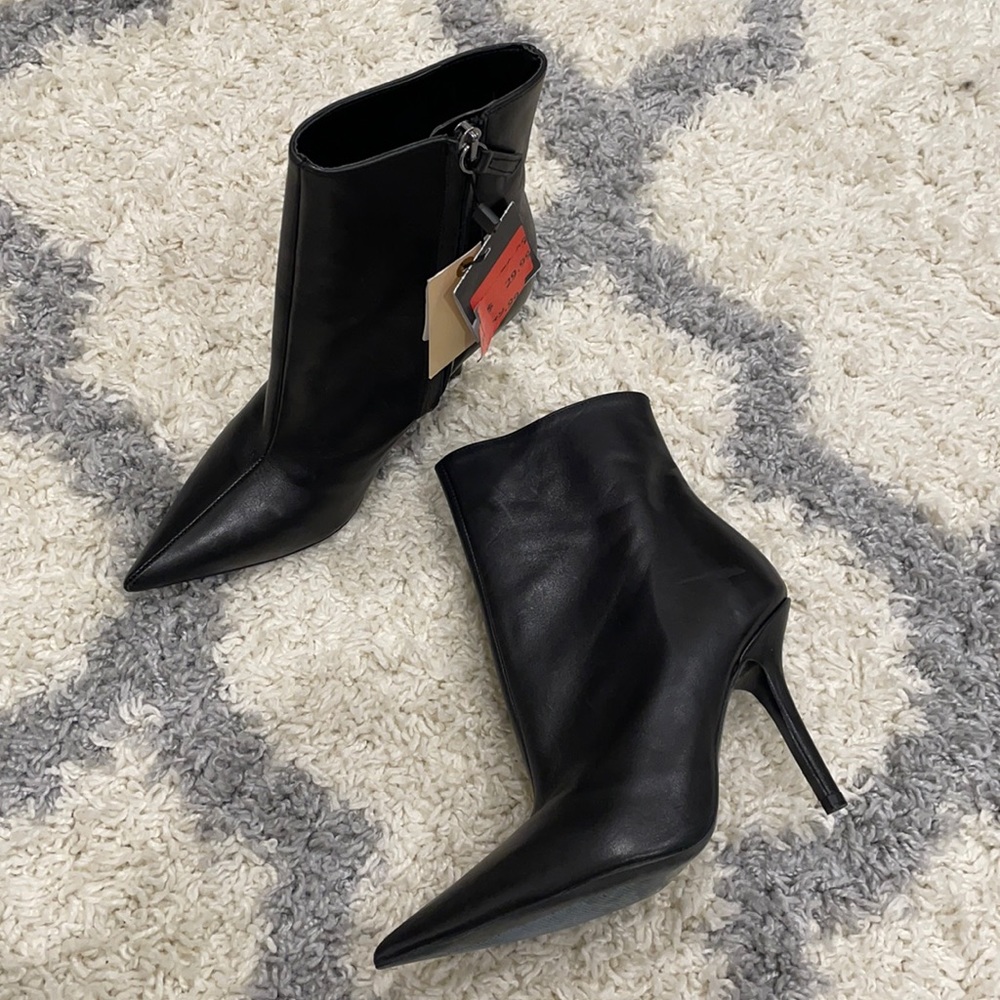 Zara stiletto pointy boot sz 36 6 new